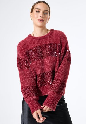 Pullover - scarlet oak
