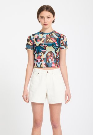 STONED - Short en jean - vintage white