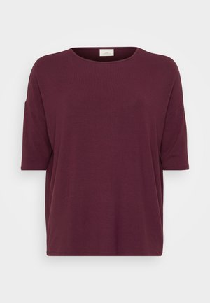ONLY Carmakoma CARLAMOUR 3/4   - Long sleeved top - winetasting