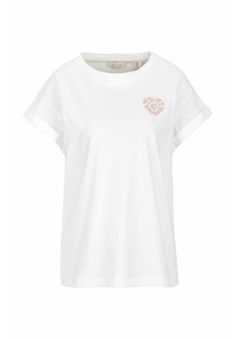 Rich & Royal BOYFRIEND TShirt print white/weiß Zalando.de