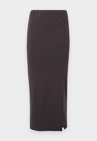 NMATHEA SKIRT - Maksihame - obsidian