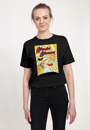 Henry Tiger FLYING - Print T-shirt - black