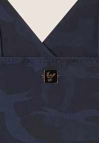 Freddy CROPPED FANTASIA CAMO CON INCROCI FRONTALI - Sports-BH'er med let støtte - mimetic allover blue