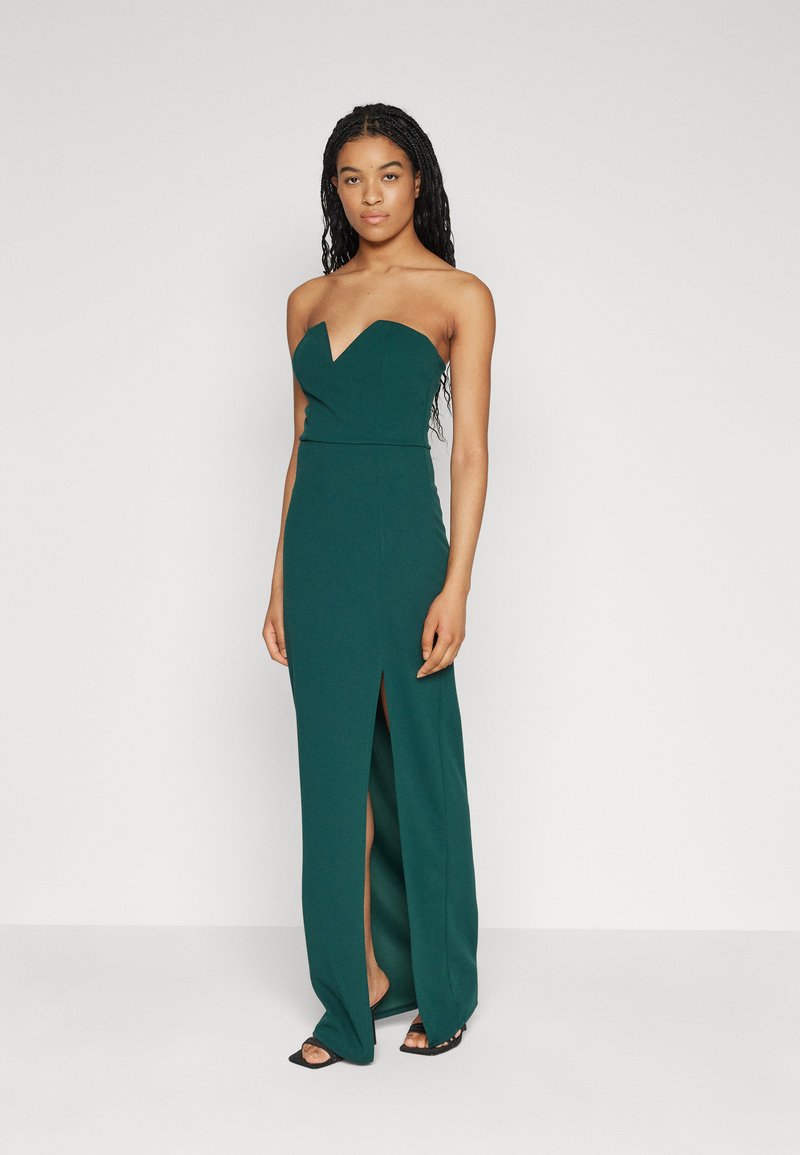 WAL G. MELONY V NECK MAXI - Proginė apranga - forest green