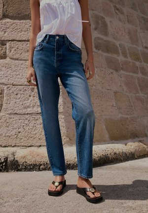 Next REGULAR FIT - STOVEPIPE STRAIGHT LEG JEANS - Jeans Straight Leg - mid blue