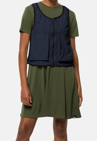 Jack Wolfskin Väst - dark-blue denim