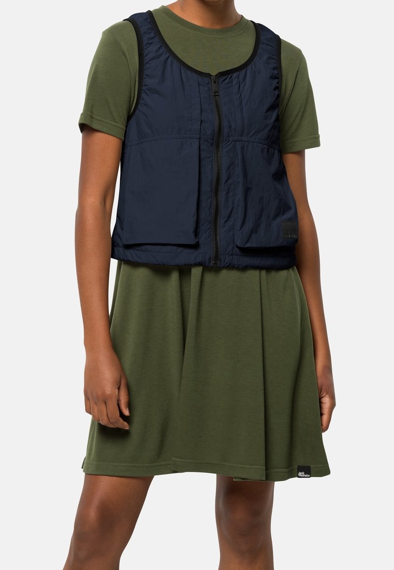 Jack Wolfskin Väst - dark-blue denim