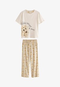Next SHORT SLEEVE - Pyjama - ecru cream charlie cockapoo/beige - Zalando.be