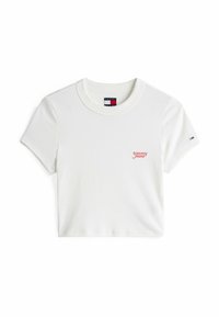 Tommy Jeans SLIM - T-shirts print - ecru