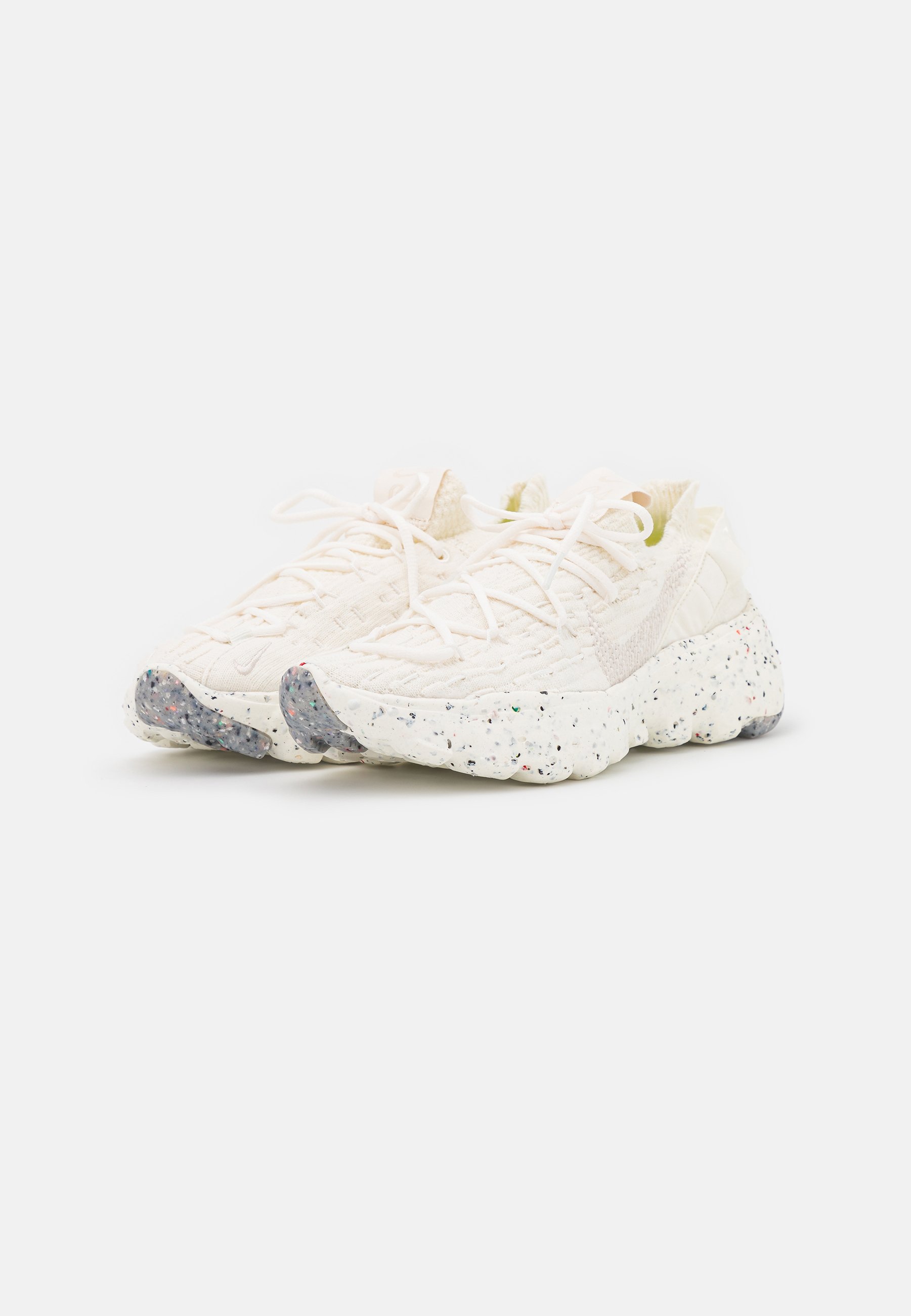 Nike Sportswear SPACE HIPPIE - Trainers - sail/light orewood  brown/sail/off-white - Zalando.co.uk