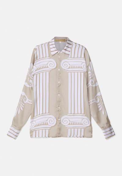 HOUSE OF JAFFA UNISEX - Πουκαμίσα με κουμπιά - beige/white