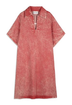 Robe en jean - red