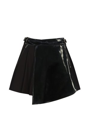 Koi Footwear, COPTIC FAUX LEATHER MINI SKIRT - Minijupe - black flame