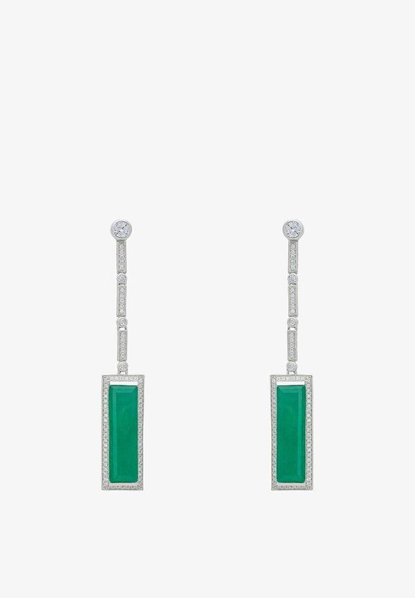 MARGAUX COLOMBIAN EMERALD DROP - Earrings3