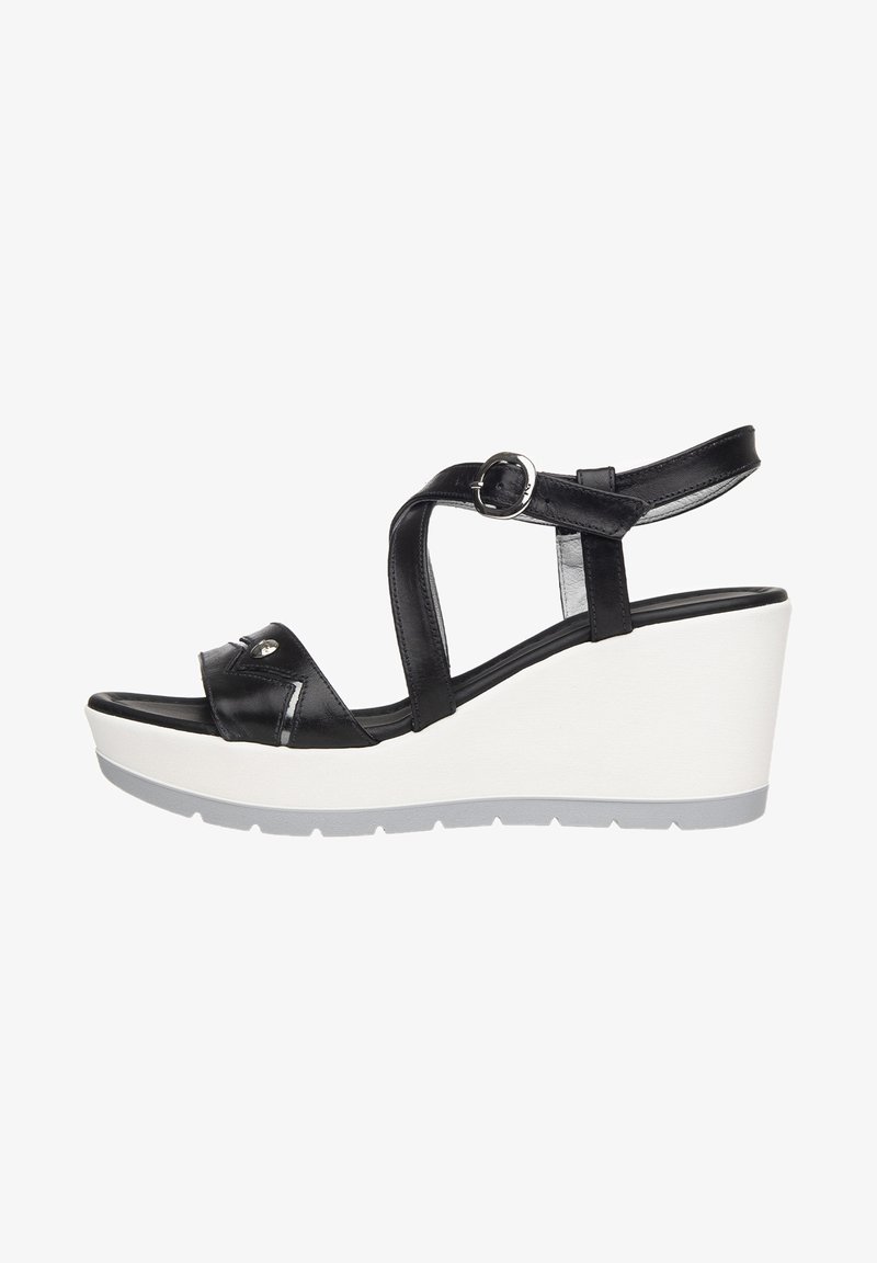 LifeStride Yolo, Sandali con Zeppa Donna, Nero, 38 EU LifeStride Yolo, Sandali con Zeppa Donna, Nero, 38 EU