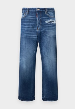 PANTS POCKETS - Džínsy voľného strihu - navy blue