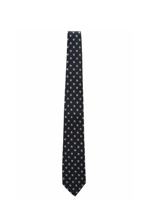 REGULAR - Corbata - navy blue polka dot