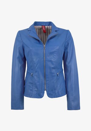 Mark Maddox INKA - Leather jacket - blau