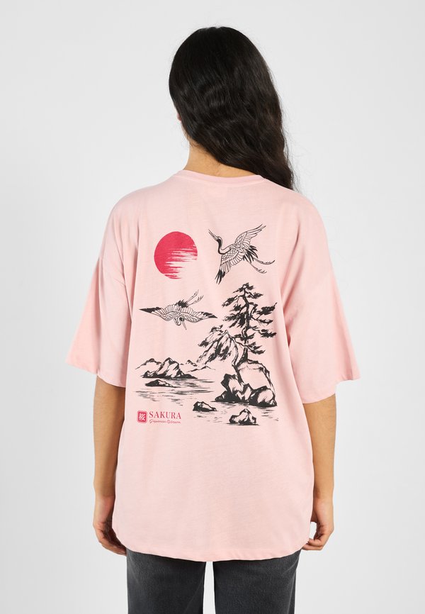 Print T-shirt - pale mauve