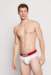 Levi's® SOLID BASIC BRIEF 2 PACK - Slip - white/white
