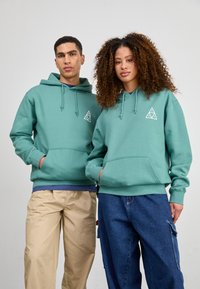 HUF SET HOODIE - Sweatshirt - sage