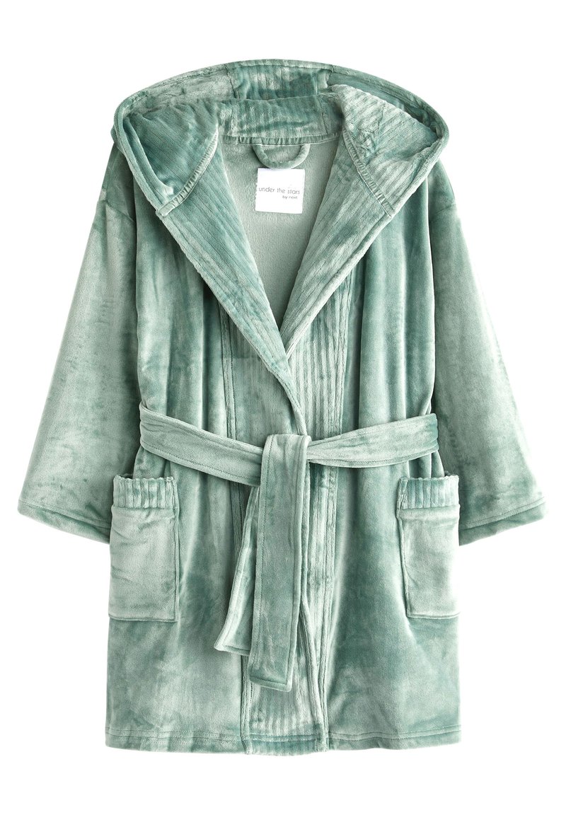 Next VELOUR DRESSING GOWN green/grön Zalando.se