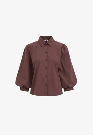 WE Fashion, Hemdbluse - cinnamon brown