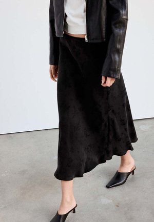 Mango, ADULT - Maxi skirt - black