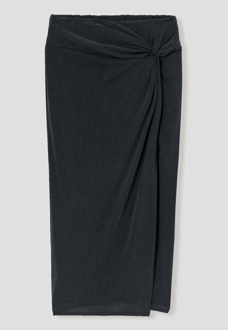Jupe Crayon Noire Promod Taille 36 - Style élégant, Fente Et Taille élastiquée - Neuve Sans étiquettes