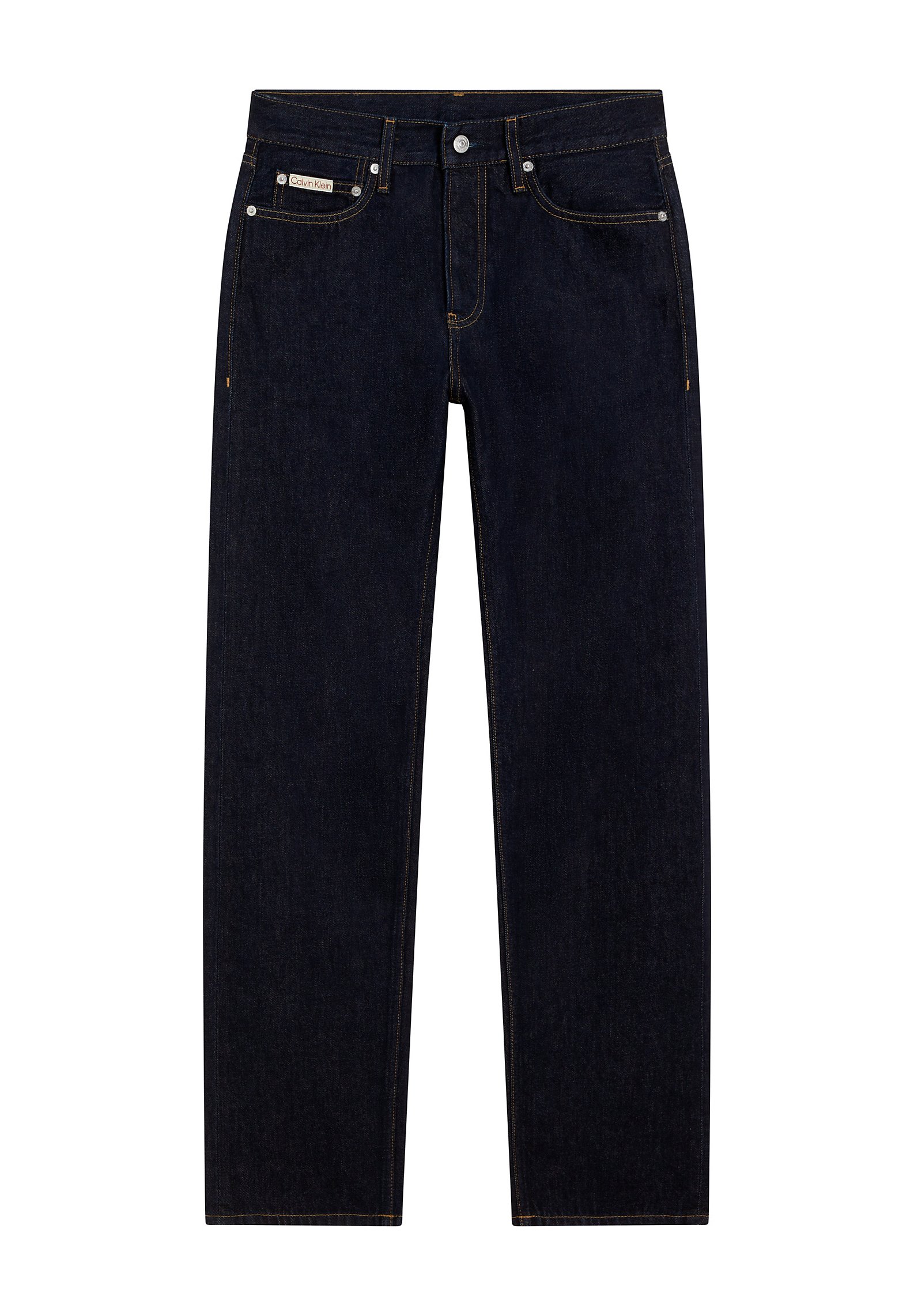 Calvin Klein Jeans STANDARD - Džíny Straight Fit - denim rinse