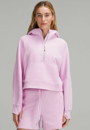 lululemon SCUBA OVERSIZED HALF-ZIP - Sweat à capuche - vitapink