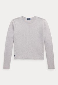 SHRUNKEN FIT JERSEY LONG SLEEVE TEE - Long sleeved top - cobblestone heather