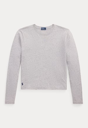 Polo Ralph Lauren SHRUNKEN FIT JERSEY LONG SLEEVE TEE - Pitkähihainen paita - cobblestone heather