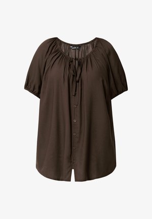 Yours Clothing, PLUS SIZE CASUAL TOPS - Bluse - chocolate