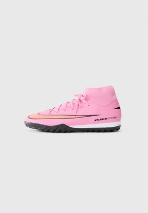10 ACADEMY - Fotballsko for kunstgress - magic flamingo/black/total crimson