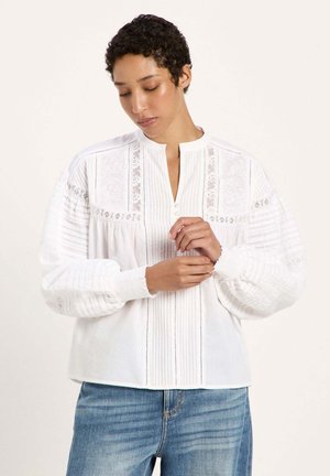 LANIUS, SPITZENBLUSE (GOTS) - Blouse - white