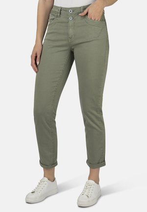DAVOS BOYFRIEND  - Jeans Slim Fit - green tea