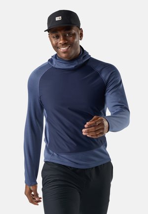 Smartwool, MEN'S ACTIVE FLEECE WIND HOODIE - Jersey con capucha - nightfall deep navy