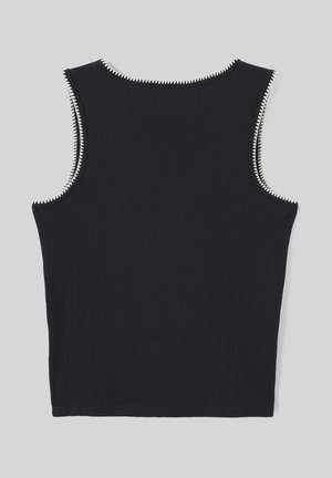 BZB SURPIQÛRES FANTAISIE - Débardeur - noir