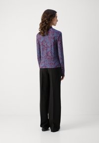 Scotch & Soda ALL OVER PRINTED MOCK NECK - Longsleeve - lake blue