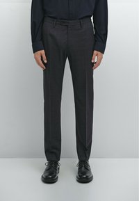 Massimo Dutti CHECK SUIT - Anzughose - dark blue