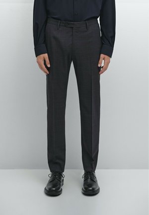 CHECK SUIT - Anzughose - dark blue