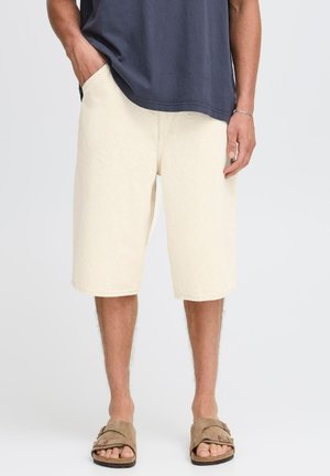 Solid SDTOMMY STRAIGHT LEG - Jeansshort - oatmeal