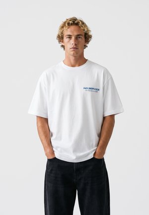 On Vacation, NO SERVICE T-SHIRT UNISEX - T-shirts print - white