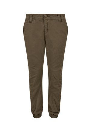 HERREN BOYS STRETCH JOGGING - Träningsbyxor - olive