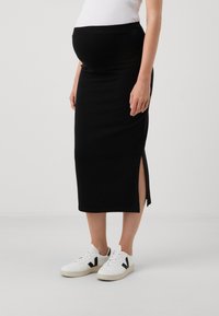 MAMALICIOUS MLLIF MIDI SKIRT - Pliiatsseelik - black