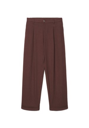 Calliope, PANTALONE LUNGO TINTA UNITA - Pantalon classique - marrone