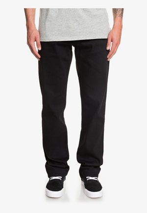 Straight leg jeans - black