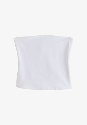 Next, REGULAR FIT - SOFT TOUCH SLINKY SLEEVELESS BANDEAU TOP . - Felső - white