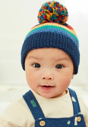 POM  - Beanie - rainbow blue